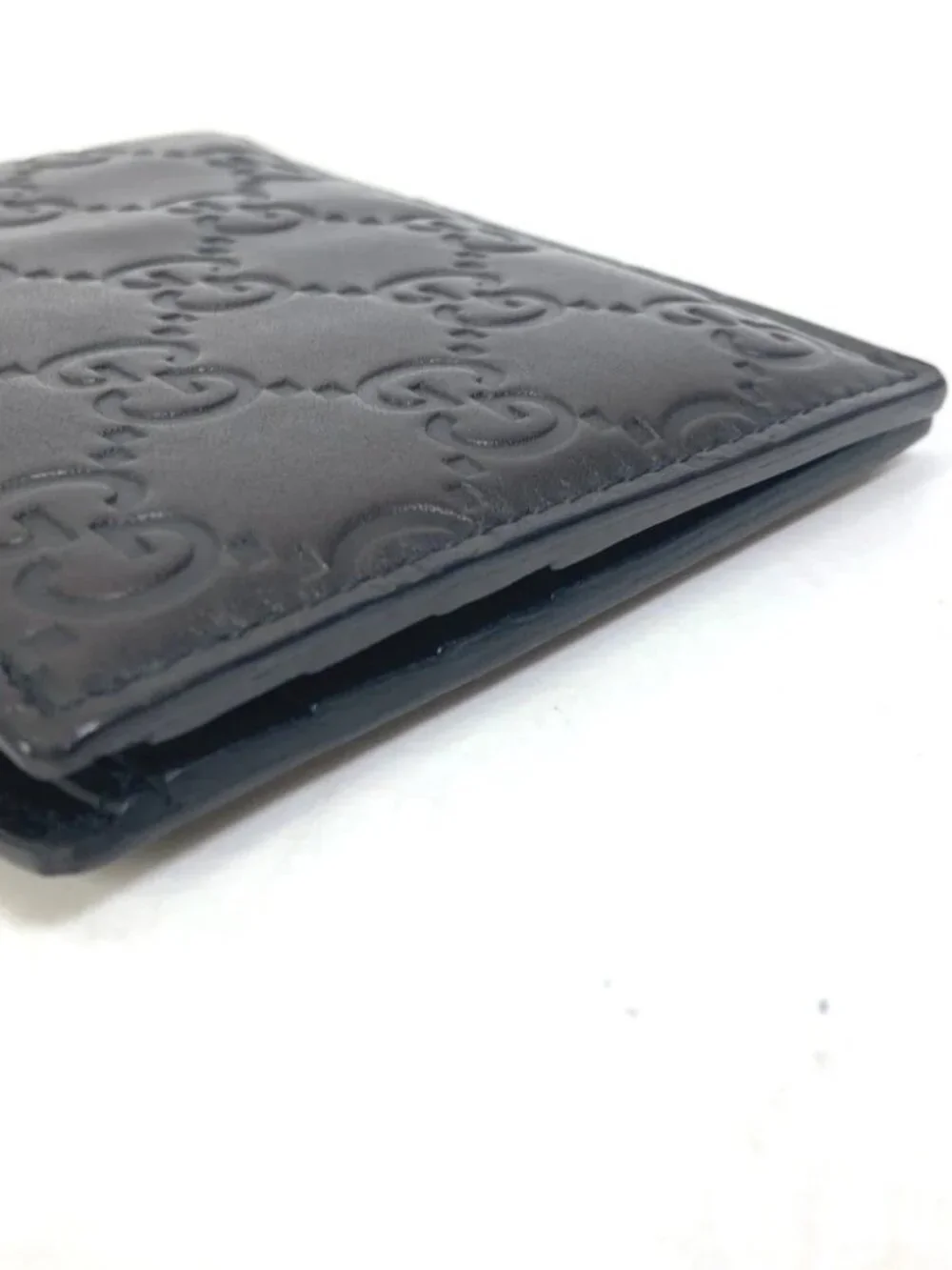 GUCCI 145754 Compact wallet GG Guccissima Bill Compartment Folded wallet Unused